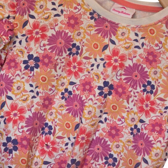 Girl's TOMMY BAHAMA Floral Sweatshirt  sz 7/8 - Picture 4 of 5